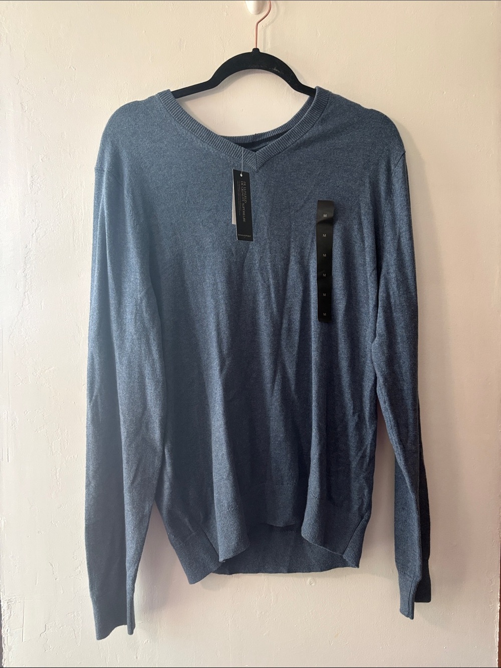 NEW WITH TAGS: Banana Republic Slate Blue V-Neck Sweater